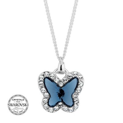 Pave butterfly necklace MADE WITH SWAROVSKI CRYSTALS